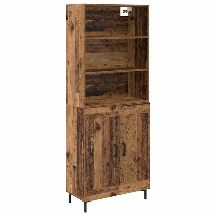 Bufet Lemn vechi 69,5 x 34 x 180 cm Lemn compozit - WALTI WALTI