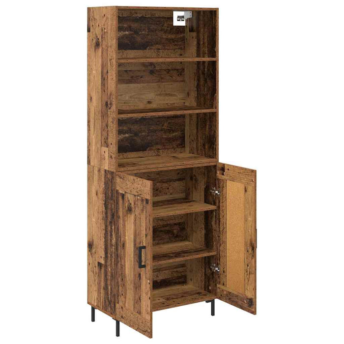 Bufet Lemn vechi 69,5 x 34 x 180 cm Lemn compozit - WALTI WALTI