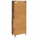 Bufet Lemn vechi 69,5 x 34 x 180 cm Lemn compozit - WALTI WALTI