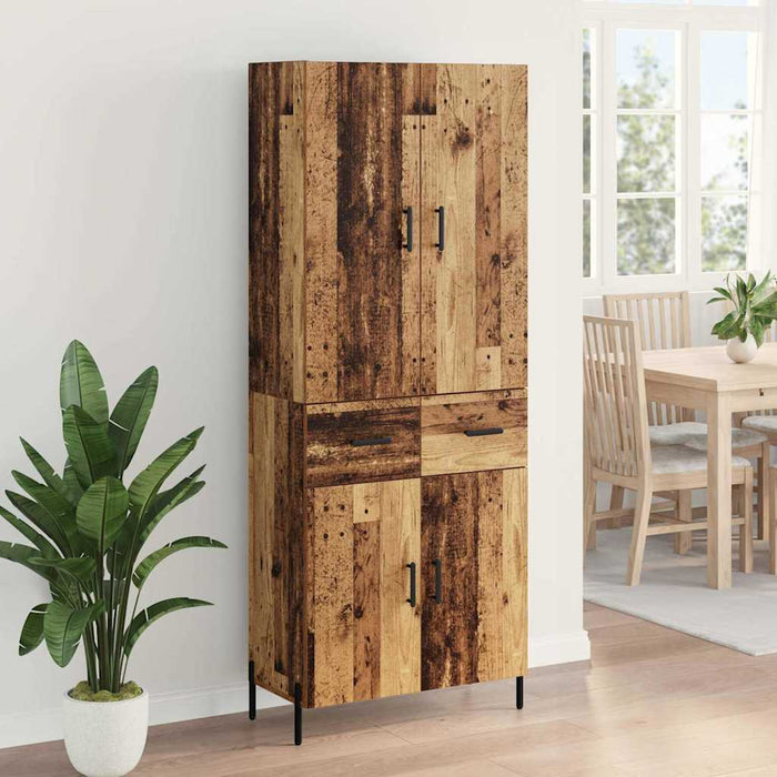Bufet Pe perete Lemn Vechi 69,5 x 34 x 180 cm Lemn compozit - WALTI WALTI