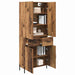 Bufet Pe perete Lemn Vechi 69,5 x 34 x 180 cm Lemn compozit - WALTI WALTI