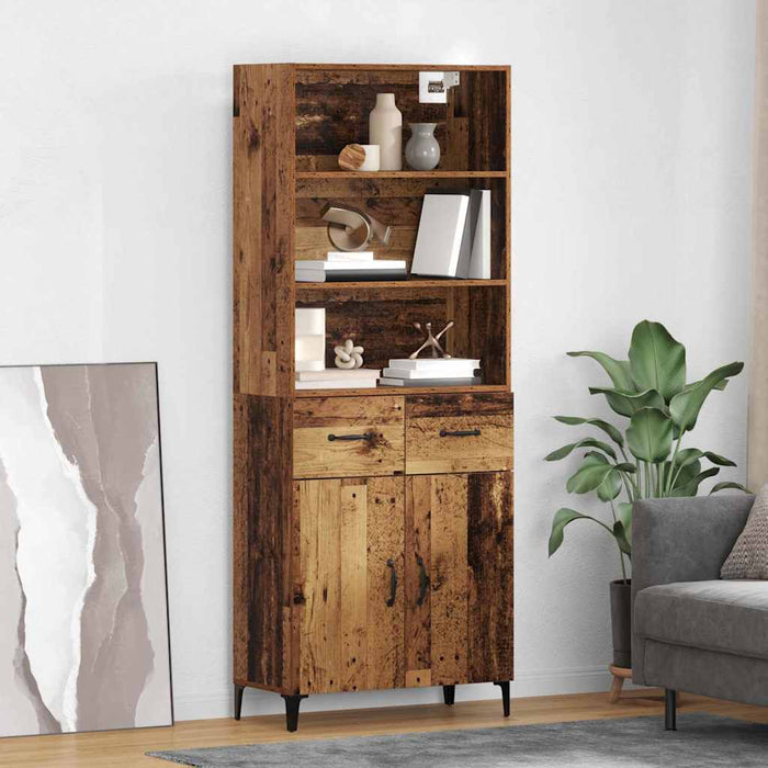 Bufet cu sertar Lemn Vechi 69,5 x 34 x 180 cm Lemn compozit - WALTI WALTI