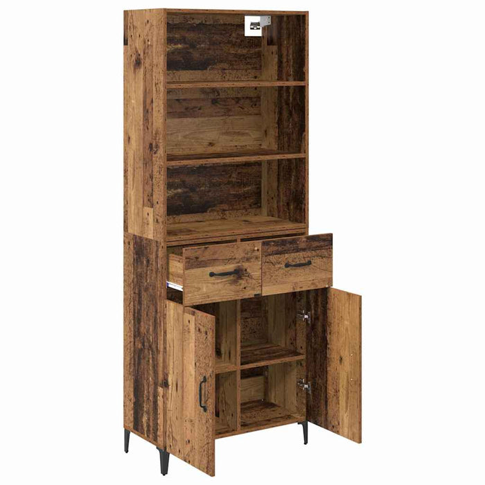 Bufet cu sertar Lemn Vechi 69,5 x 34 x 180 cm Lemn compozit - WALTI WALTI