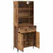 Bufet cu sertar Lemn Vechi 69,5 x 34 x 180 cm Lemn compozit - WALTI WALTI
