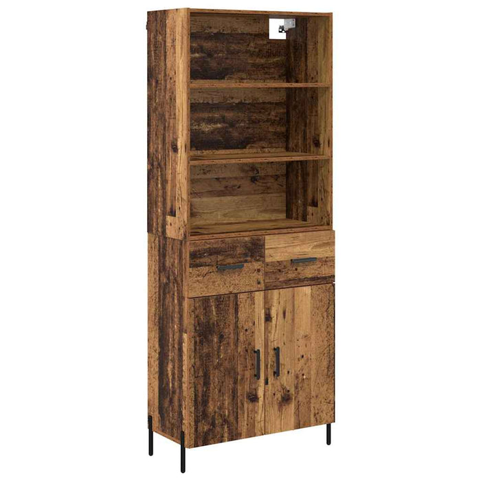 Bufet cu sertar Lemn Vechi 69,5 x 32,5 x 180 cm Lemn compozit - WALTI WALTI