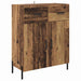 Bufet cu sertar Lemn Vechi 69,5 x 32,5 x 180 cm Lemn compozit - WALTI WALTI