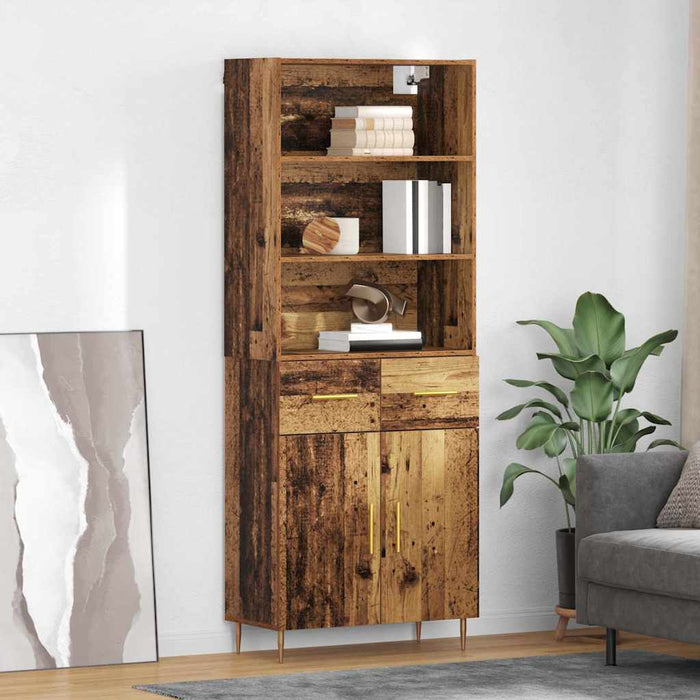 Bufet cu sertar Lemn vechi 69,5 x 34 x 180 cm Lemn compozit - WALTI WALTI