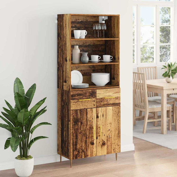 Bufet cu sertar Lemn vechi 69,5 x 34 x 180 cm Lemn compozit - WALTI WALTI