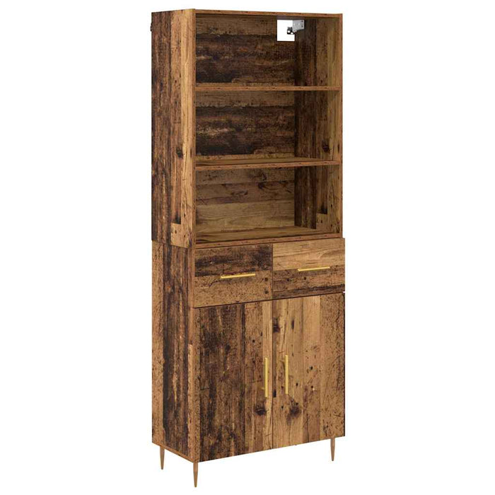 Bufet cu sertar Lemn vechi 69,5 x 34 x 180 cm Lemn compozit - WALTI WALTI