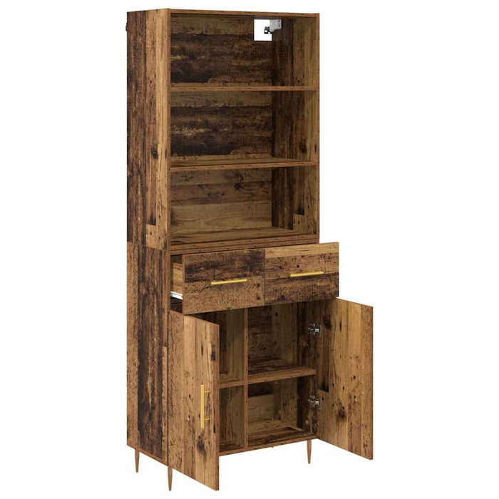 Bufet cu sertar Lemn vechi 69,5 x 34 x 180 cm Lemn compozit - WALTI WALTI