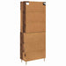 Bufet cu sertar Lemn vechi 69,5 x 34 x 180 cm Lemn compozit - WALTI WALTI
