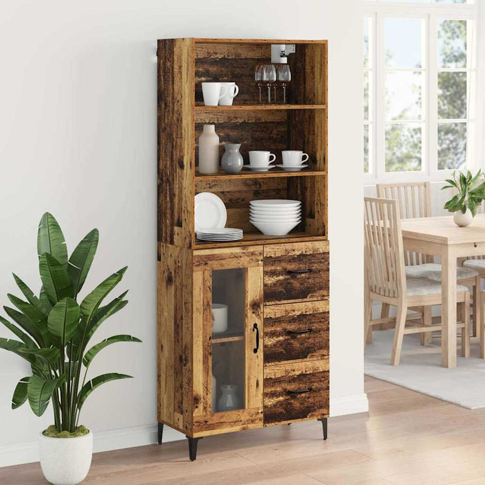 Bufet cu sertar Lemn Vechi 69,5 x 34 x 180 cm Lemn compozit - WALTI WALTI