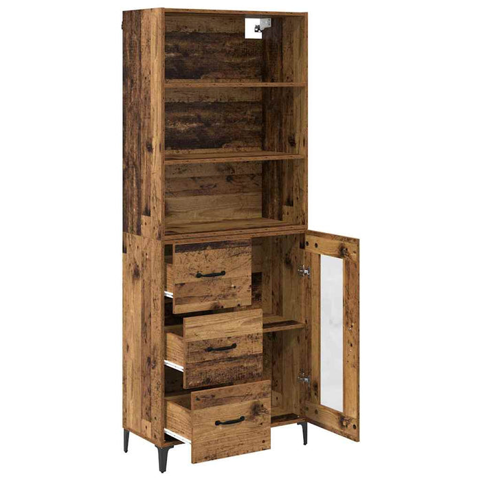 Bufet cu sertar Lemn Vechi 69,5 x 34 x 180 cm Lemn compozit - WALTI WALTI