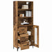 Bufet cu sertar Lemn Vechi 69,5 x 34 x 180 cm Lemn compozit - WALTI WALTI