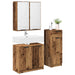 Set de mobilier pentru baie 3 pcs Lemn vechi Lemn compozit - WALTI WALTI