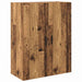 Bufet Lemn Vechi 69,5 x 34 x 180 cm Lemn Stratificat și Sticlă - WALTI WALTI