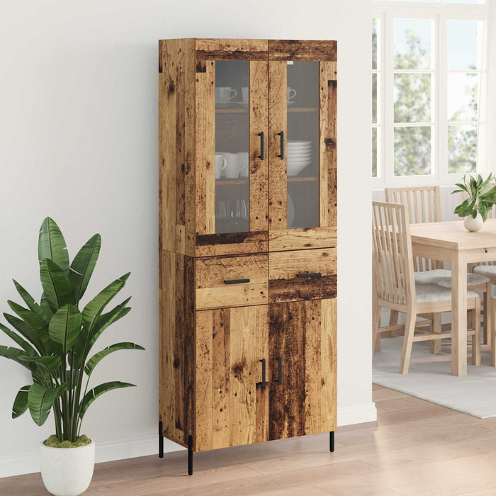Bufet Pe perete Lemn Vechi 69,5 x 34 x 180 cm Lemn compozit - WALTI WALTI
