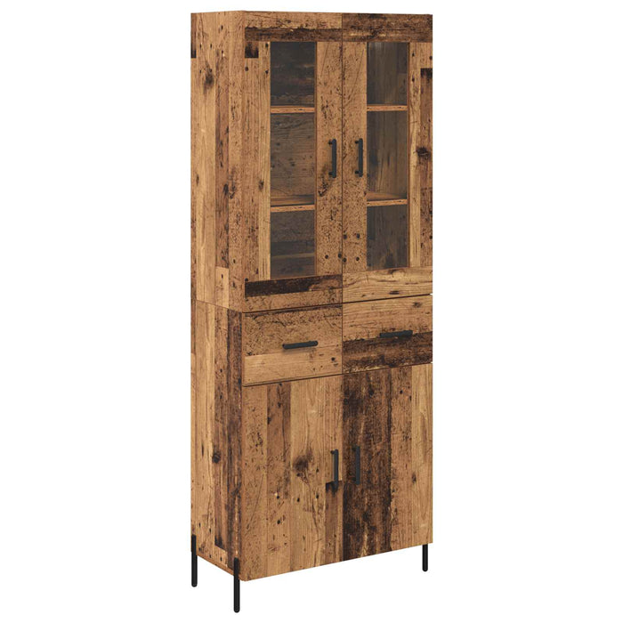 Bufet Pe perete Lemn Vechi 69,5 x 34 x 180 cm Lemn compozit - WALTI WALTI