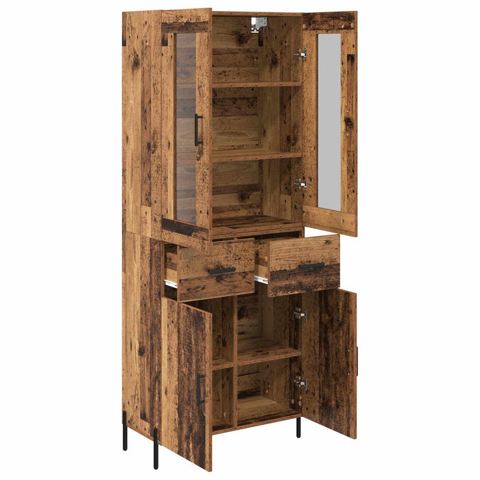 Bufet Pe perete Lemn Vechi 69,5 x 34 x 180 cm Lemn compozit - WALTI WALTI