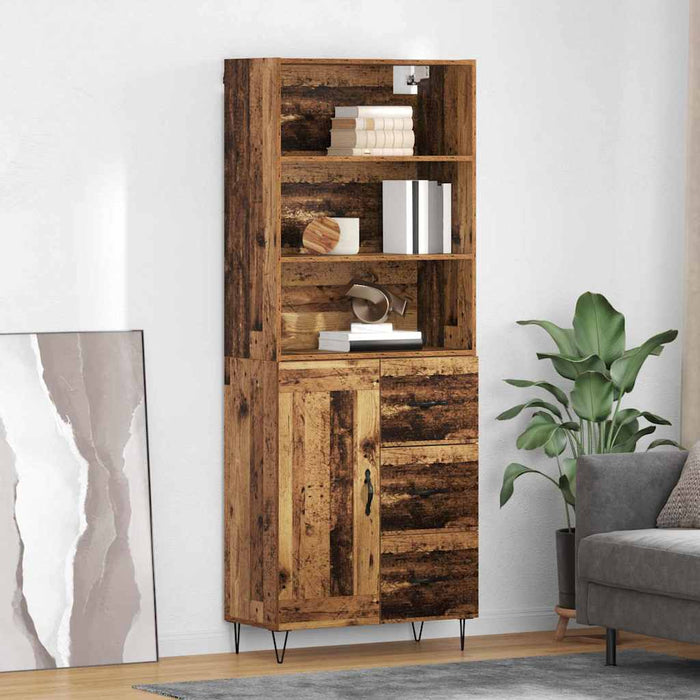 Bufet cu sertar Lemn vechi 69,5 x 34 x 180 cm Lemn compozit - WALTI WALTI