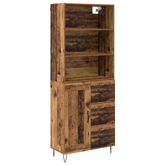Bufet cu sertar Lemn vechi 69,5 x 34 x 180 cm Lemn compozit - WALTI WALTI