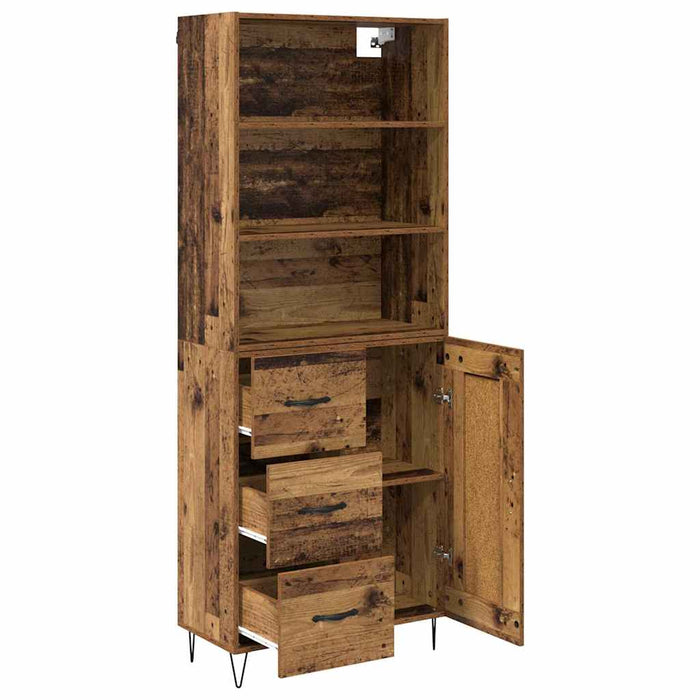Bufet cu sertar Lemn vechi 69,5 x 34 x 180 cm Lemn compozit - WALTI WALTI