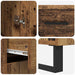 Bufet cu sertar Lemn vechi 69,5 x 34 x 180 cm Lemn compozit - WALTI WALTI