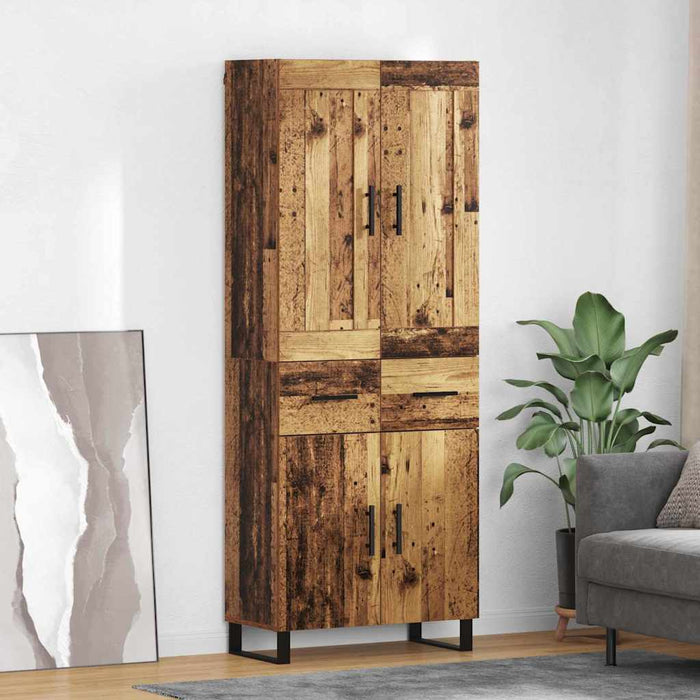 Bufet cu sertar Lemn vechi 69,5 x 34 x 180 cm Lemn compozit - WALTI WALTI