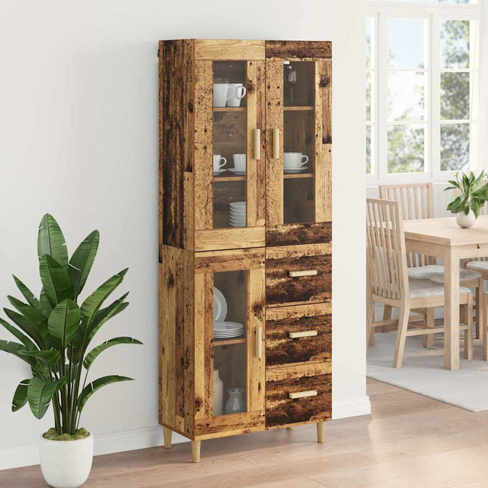 Bufet cu sertar Lemn Vechi 69,5 x 34 x 180 cm Lemn compozit - WALTI WALTI