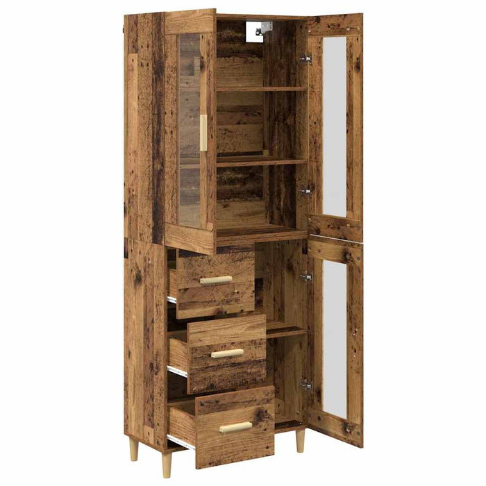 Bufet cu sertar Lemn Vechi 69,5 x 34 x 180 cm Lemn compozit - WALTI WALTI