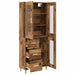 Bufet cu sertar Lemn Vechi 69,5 x 34 x 180 cm Lemn compozit - WALTI WALTI