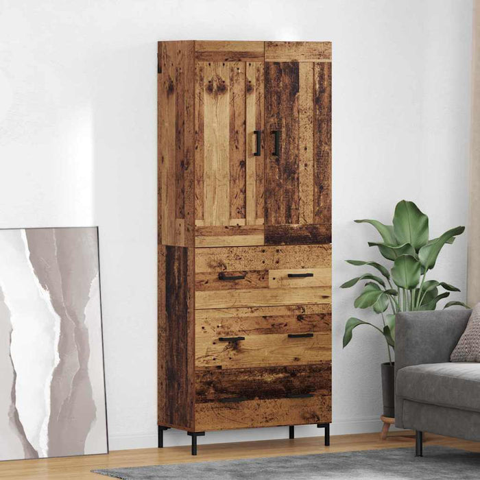 Bufet cu sertar Lemn Vechi 69,5 x 34 x 180 cm Lemn compozit - WALTI WALTI