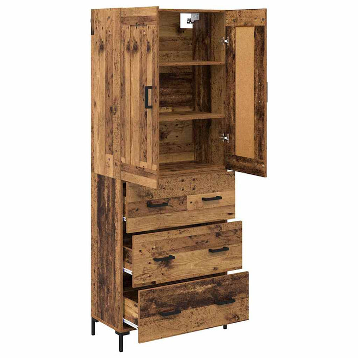 Bufet cu sertar Lemn Vechi 69,5 x 34 x 180 cm Lemn compozit - WALTI WALTI