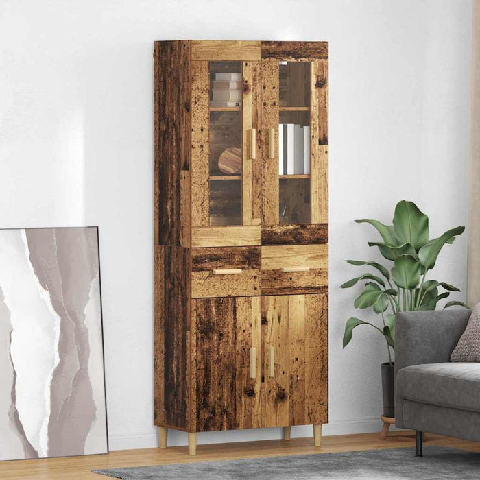 Bufet cu sertar Lemn Vechi 69,5 x 34 x 180 cm Lemn compozit - WALTI WALTI