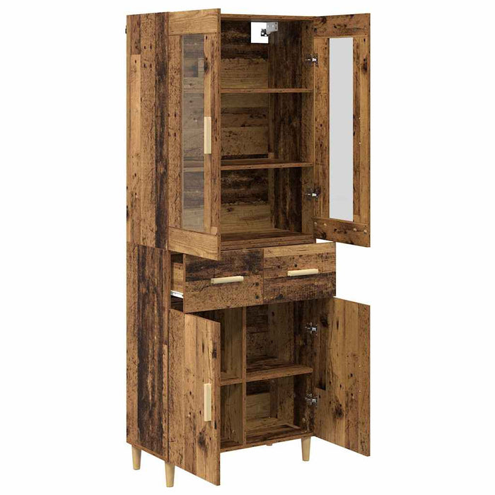 Bufet cu sertar Lemn Vechi 69,5 x 34 x 180 cm Lemn compozit - WALTI WALTI