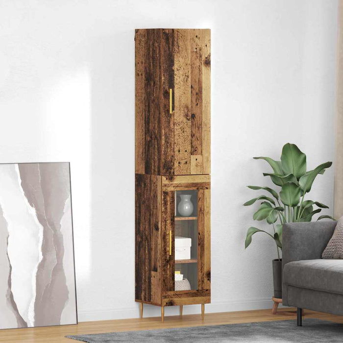 Bufet Lemn Vechi 34,5 x 34 x 180 cm Lemn compozit - WALTI WALTI