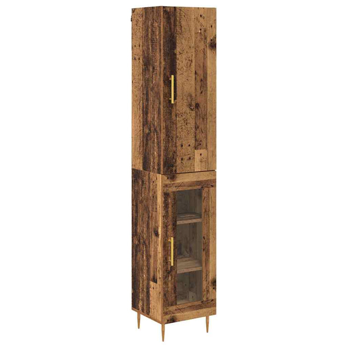 Bufet Lemn Vechi 34,5 x 34 x 180 cm Lemn compozit - WALTI WALTI