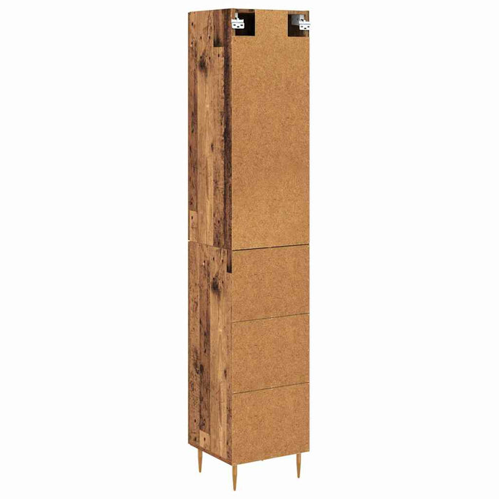 Bufet Lemn Vechi 34,5 x 34 x 180 cm Lemn compozit - WALTI WALTI