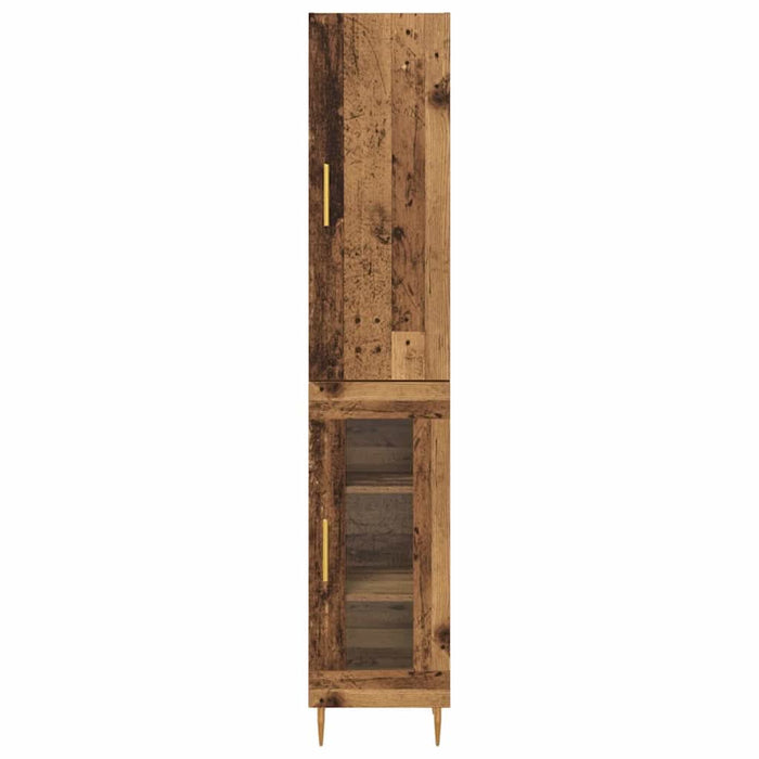 Bufet Lemn Vechi 34,5 x 34 x 180 cm Lemn compozit - WALTI WALTI