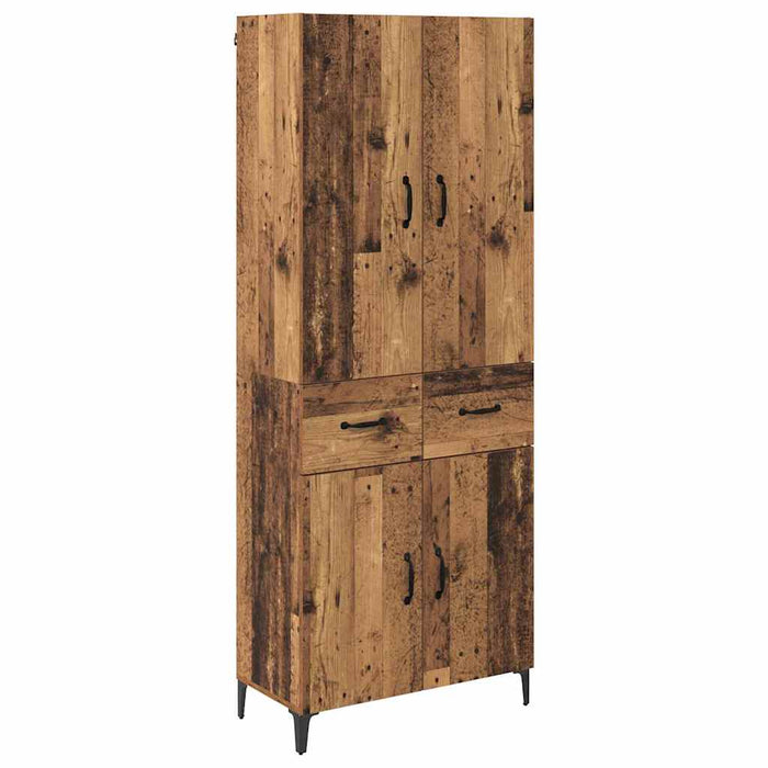 Bufet Pe perete Lemn Vechi 69,5 x 34 x 180 cm Lemn compozit - WALTI WALTI