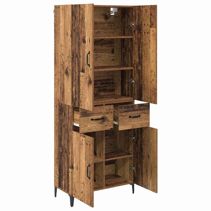 Bufet Pe perete Lemn Vechi 69,5 x 34 x 180 cm Lemn compozit - WALTI WALTI