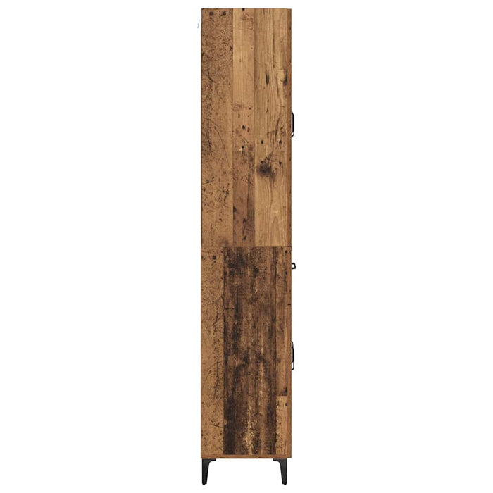 Bufet Pe perete Lemn Vechi 69,5 x 34 x 180 cm Lemn compozit - WALTI WALTI