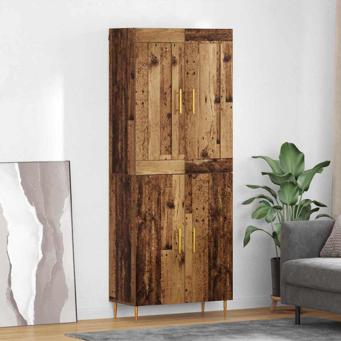 Bufet Lemn Vechi 69,5 x 34 x 180 cm Lemn compozit - WALTI WALTI