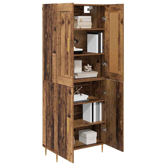 Bufet Lemn Vechi 69,5 x 34 x 180 cm Lemn compozit - WALTI WALTI