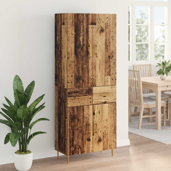 Bufet Pe perete Lemn Vechi 69,5 x 34 x 180 cm Lemn compozit - WALTI WALTI