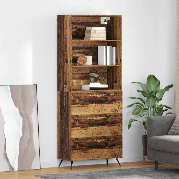 Bufet cu sertar Lemn Vechi 69,5 x 34 x 180 cm Lemn compozit - WALTI WALTI