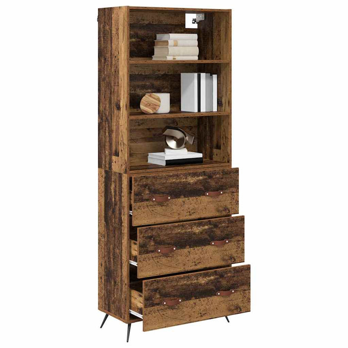 Bufet cu sertar Lemn Vechi 69,5 x 34 x 180 cm Lemn compozit - WALTI WALTI