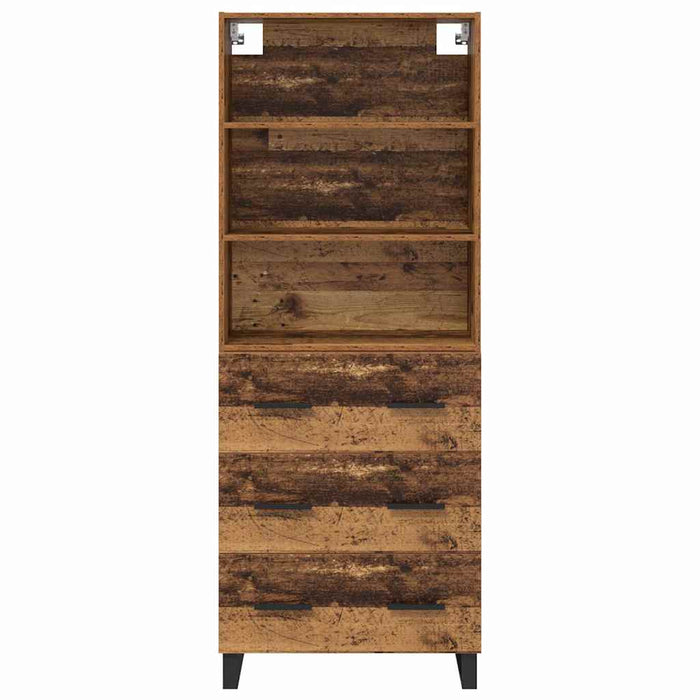 Bufet cu sertar 2 pcs Lemn vechi Lemn compozit - WALTI WALTI
