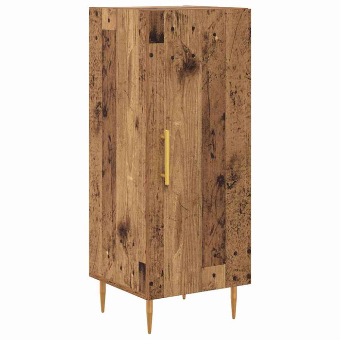 Bufet 2 pcs Lemn Vechi Sticlă - WALTI WALTI