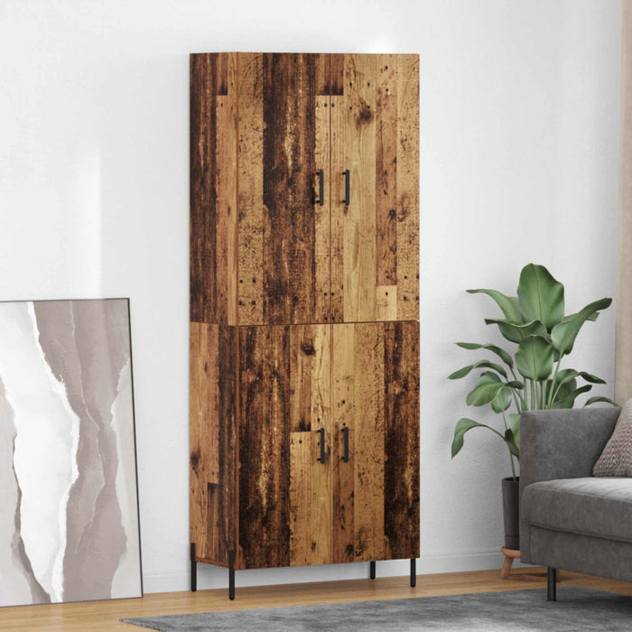 Bufet Pe perete Lemn Vechi 69,5 x 34 x 180 cm Lemn compozit - WALTI WALTI